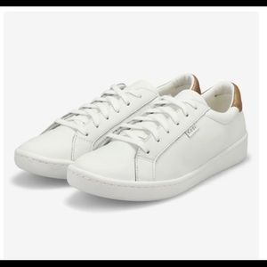 White Keds Ace Leather Sneakers